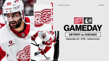 PREVIEW: Red Wings visit Blackhawks for 2024-25 preseason opener