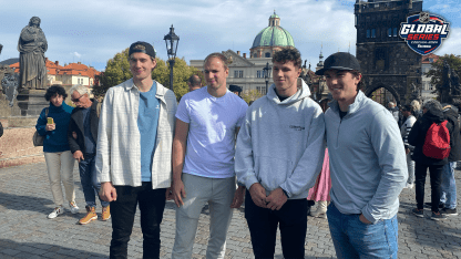 Sabres take in sights of Prague as part of Global Series