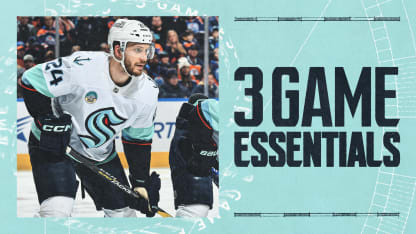 3 Game Essentials | Kraken at Oilers | 6 p.m.