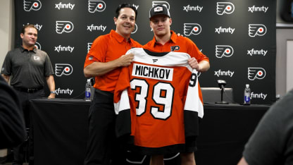 NHL Rookie Buzz: Michkov impresses in 1st day at Flyers camp