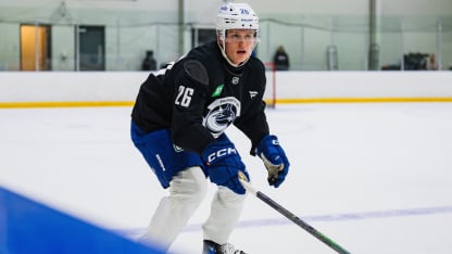 Defenceman Elias Pettersson Feeling Good About His Start to Pre-season Campaign