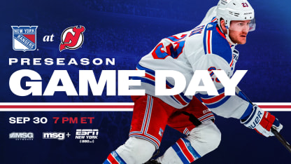 Rangers at Devils: Pregame Notes