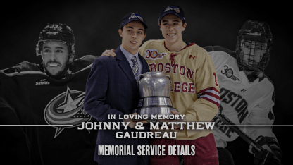 Memorial service information for John and Matthew Gaudreau