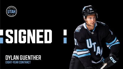 Utah Hockey Club Signs Forward Dylan Guenther to Eight-Year Contract 