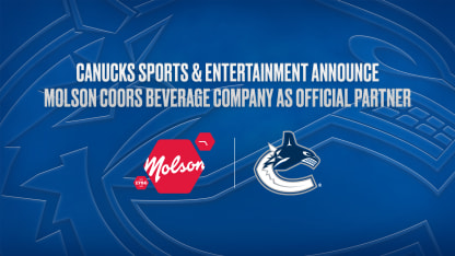 Canucks Sports & Entertainment Announce Molson Coors Beverage Company as Official Partner