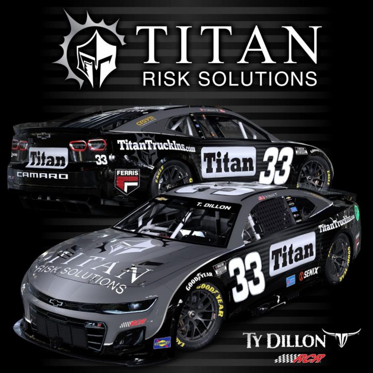 Titan Risk Solutions, RCR Debut Multi-Year Partnership at Indy with Ty Dillon