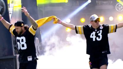 Malkin, Letang, fire up Pittsburgh crowd before Steelers home opener