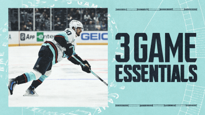 3 Game Essentials | Kraken at Canucks | 7 p.m.