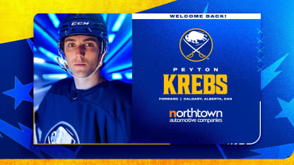 Sabres sign Krebs to 2-year contract