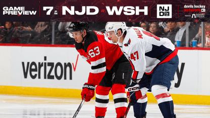 Devils Battle Caps at Prudential Center and on NJD.TV | PREVIEW