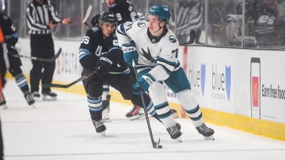 Celebrini scores in Sharks debut at prospect tournament