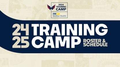 Capitals Announce 2024-25 Training Camp Schedule and Roster