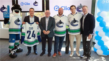 Canucks Announce Clio as Official Away Jersey Partner